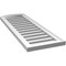 Ekena Millwork Arch Top Surface Mount PVC Gable Vent: Non-Functional, w/2"W x 1-1/2"P Brickmould Frame, 14"W x 38"H GVPAR14X3802SN - alternate 2